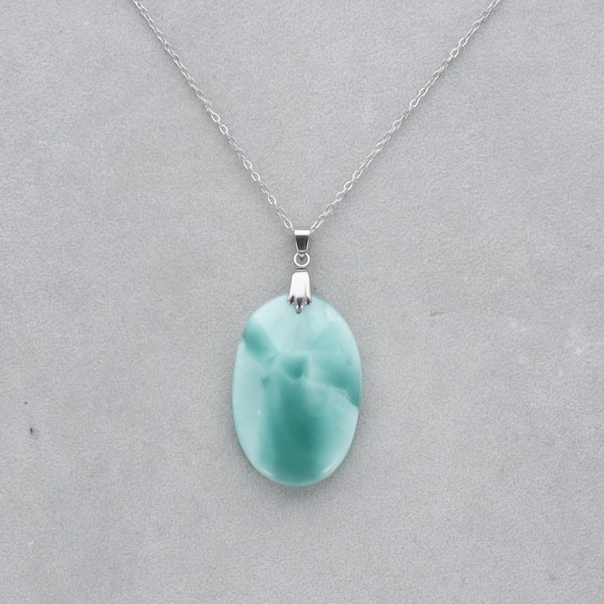 Hémimorphite Cabochon percé 10