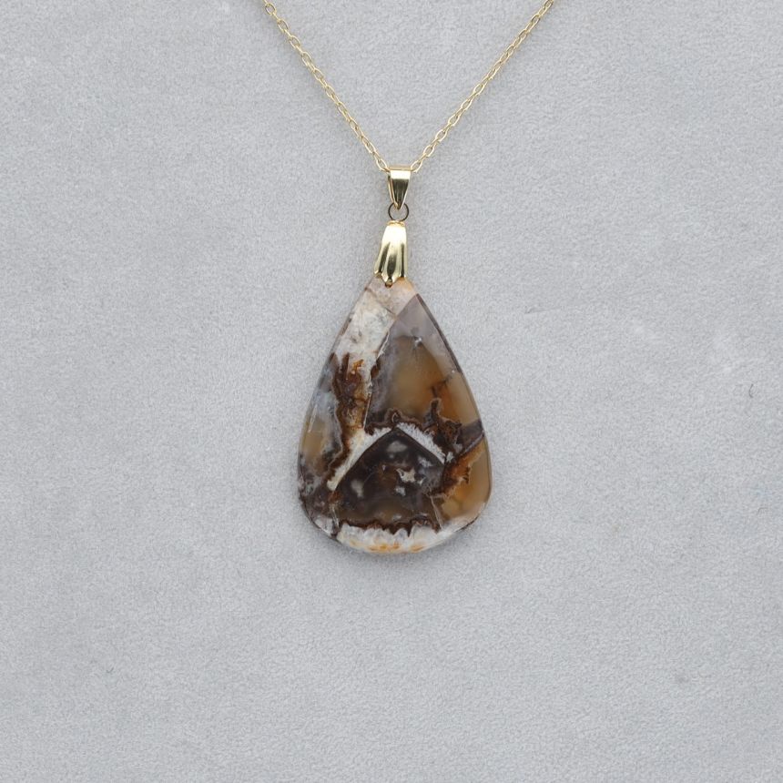 Opale Indonésienne Cabochon percé 16