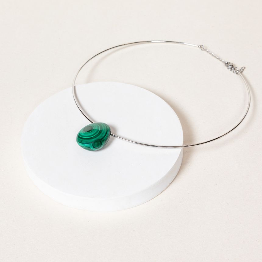 Pendentif Melina - Malachite