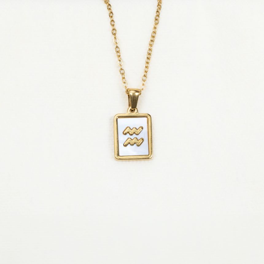 Pendentif Verseau - Nacre